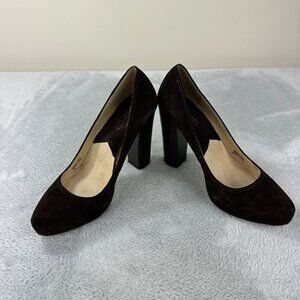 Michael Kors Brown Leather High Heels Women’s Size 6.5 US